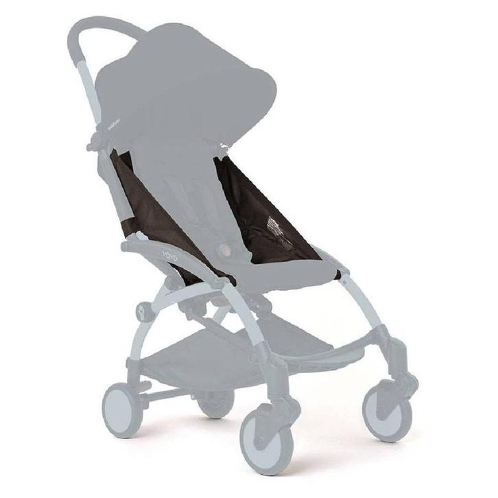 Babyzen Yoyo+ stoelbekleding voor de zitting basis zwart, Kinderen en Baby's, Buggy's, Zo goed als nieuw, Ophalen