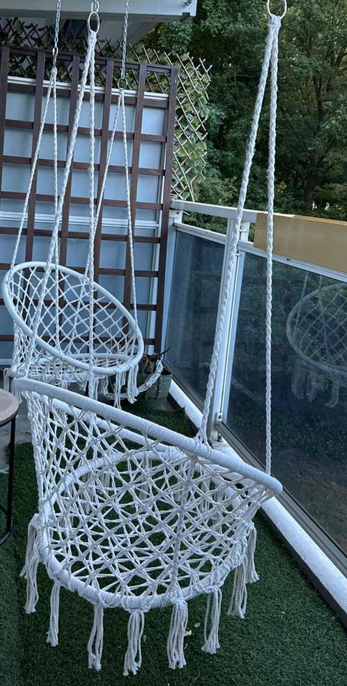 2 hangstoelen, Tuin en Terras, Hangmatten, Nieuw, Eenpersoons, Binnen, Buiten, Ophalen of Verzenden
