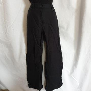 Gave zwarte 100% linnen broek. Mt 38. Merk H&M beschikbaar voor biedingen