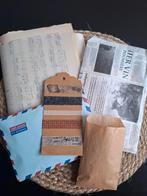 Journal pakket vintage groot, Hobby en Vrije tijd, Scrapbooking, Ophalen of Verzenden, Zo goed als nieuw, Papier of Karton