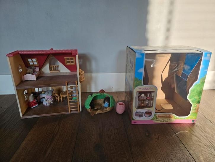 Sylvanian Familie Startershuis+Baby schuilplaats+Koala Fam., Kinderen en Baby's, Speelgoed | Poppenhuizen, Nieuw, Poppenhuis, Ophalen of Verzenden