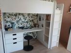 Gratis hoogslaper met bureau Stuva / Smastad Ikea, Kinderen en Baby's, Ophalen of Verzenden, Gebruikt, Hoogslaper