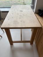 Massief eiken tafel, Huis en Inrichting, Tafels | Eettafels, Ophalen, Eikenhout, 50 tot 100 cm, Zo goed als nieuw