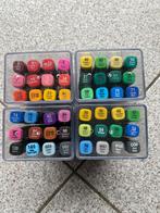 Decotime twinmarkers 48 stuks 4doosjes fine & broad stiften, Hobby en Vrije tijd, Tekenen, Ophalen of Verzenden, Zo goed als nieuw