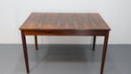 Vintage eettafel palissander uitschuifbaar #Rotundumvintage, 50 tot 100 cm, 150 tot 200 cm, Gebruikt, Rechthoekig