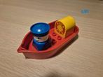 Duplo Vintage jaren 80 – 086 Boot, Kinderen en Baby's, Speelgoed | Duplo en Lego, Ophalen of Verzenden, Gebruikt, Complete set