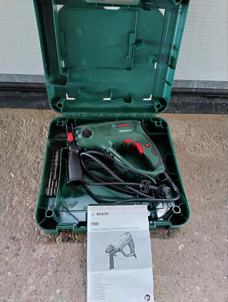 Bosch Klopboormachine PBH 2100 RE, Doe-het-zelf en Verbouw, Gereedschap | Boormachines, Gebruikt, Boormachine, 400 tot 600 watt