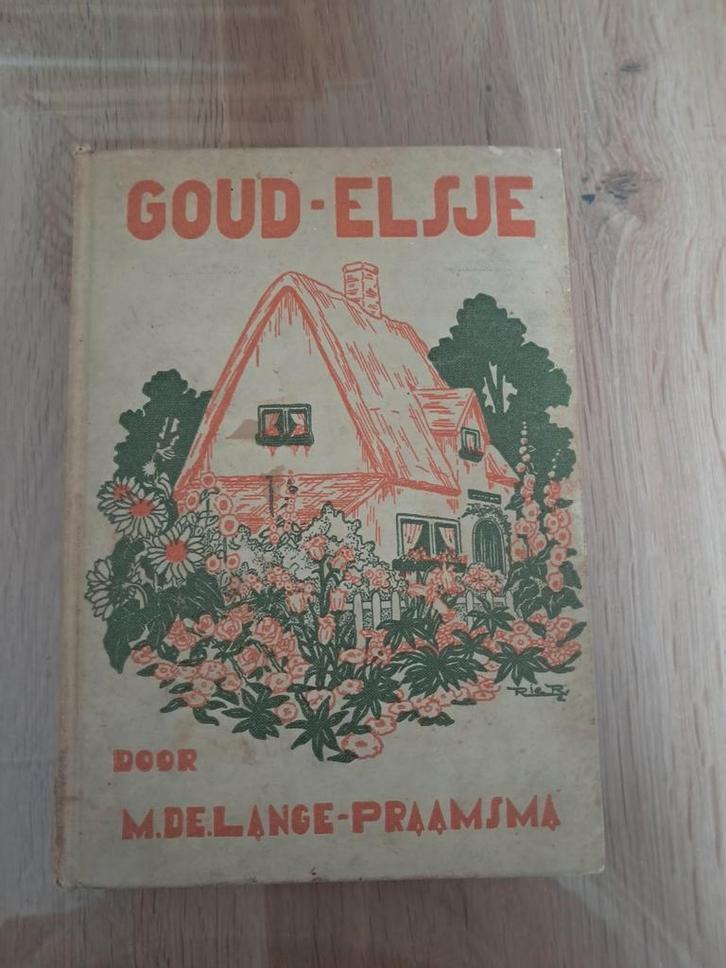 Goud-Elsje - M. de Lange-Praamsma - Oud Kinderboek, Antiek en Kunst, Antiek | Boeken en Bijbels, Ophalen of Verzenden