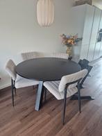 woood rhonda 130cm zwart, Ophalen, Rond, Zo goed als nieuw, 100 tot 150 cm