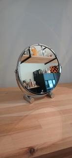 2-sided table mirror, Minder dan 50 cm, Rond, Ophalen of Verzenden, Zo goed als nieuw