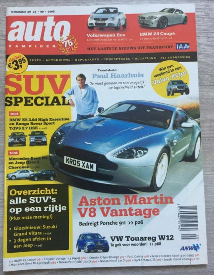 AK: BMW Z4, Nissan Pathfinder en Patrol, VW Touareg W12, Boeken, Auto's | Folders en Tijdschriften, Zo goed als nieuw, Algemeen