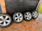 Dik profiel winterbanden met aluminium velgen Audi, Ophalen, Gebruikt, 255 mm, Banden en Velgen