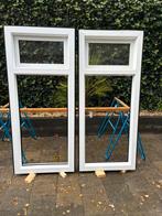 2 kunststof kozijnen - kunststofkozijn, Doe-het-zelf en Verbouw, Kozijnen en Schuifpuien, Kunststof, Raamkozijn, Zo goed als nieuw