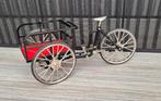 Miniatuur Bakfiets Schaal 1:6, Ophalen of Verzenden, Nieuw, Poppenhuis