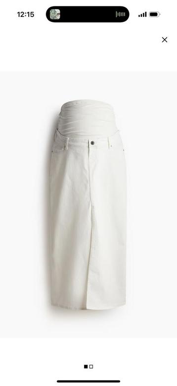 Nieuwe mama denim midi rok H&M maat XS beschikbaar voor biedingen