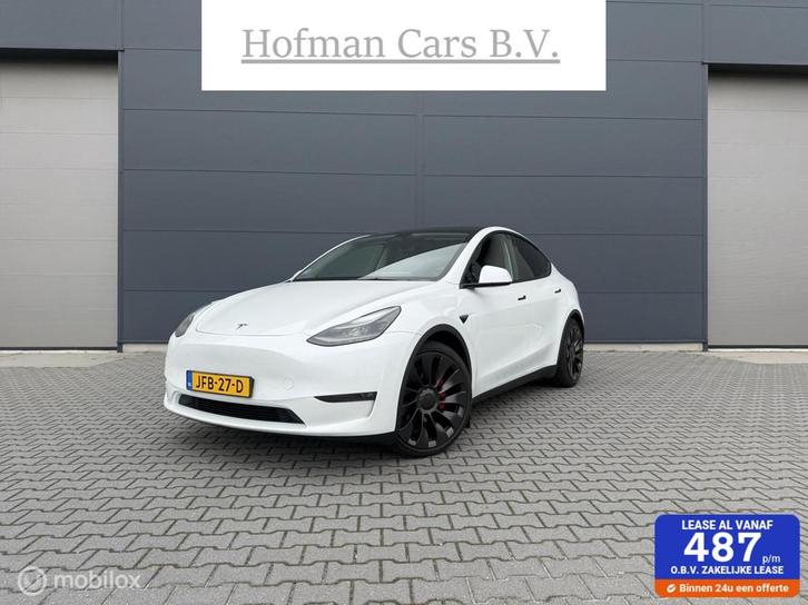 Tesla Model Y Performance Dual Motor AWD 75 kWh Incl. BTW 22, Auto's, Tesla, Bedrijf, Te koop, Model Y, 4x4, ABS, Adaptive Cruise Control