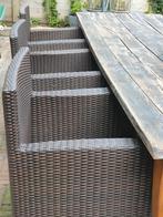 Wicker terrasstoelen 2, 4, 6, Tuin en Terras, Tuinsets en Loungesets, Wicker, Gebruikt, Stoel, Ophalen