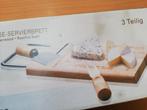 Kaas serveerset luxe plank mes, Huis en Inrichting, Ophalen of Verzenden, Nieuw