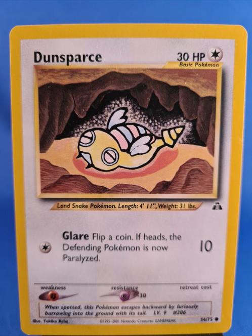 Dunsparce 54/75 - Neo Discovery, Hobby en Vrije tijd, Verzamelkaartspellen | Pokémon, Gebruikt, Losse kaart, Verzenden