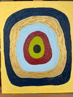 "Kleurenmeditatie" — Abstract olieverfschilderij, Ophalen of Verzenden