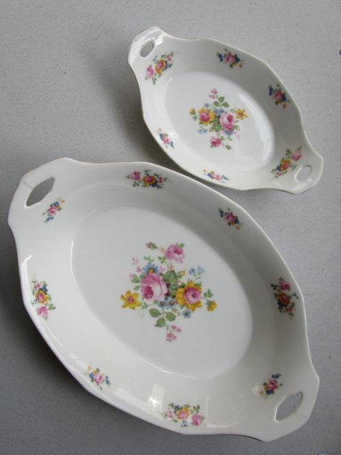 Twee brocante schalen TK Thun, Antiek en Kunst, Antiek | Servies los, Ophalen of Verzenden