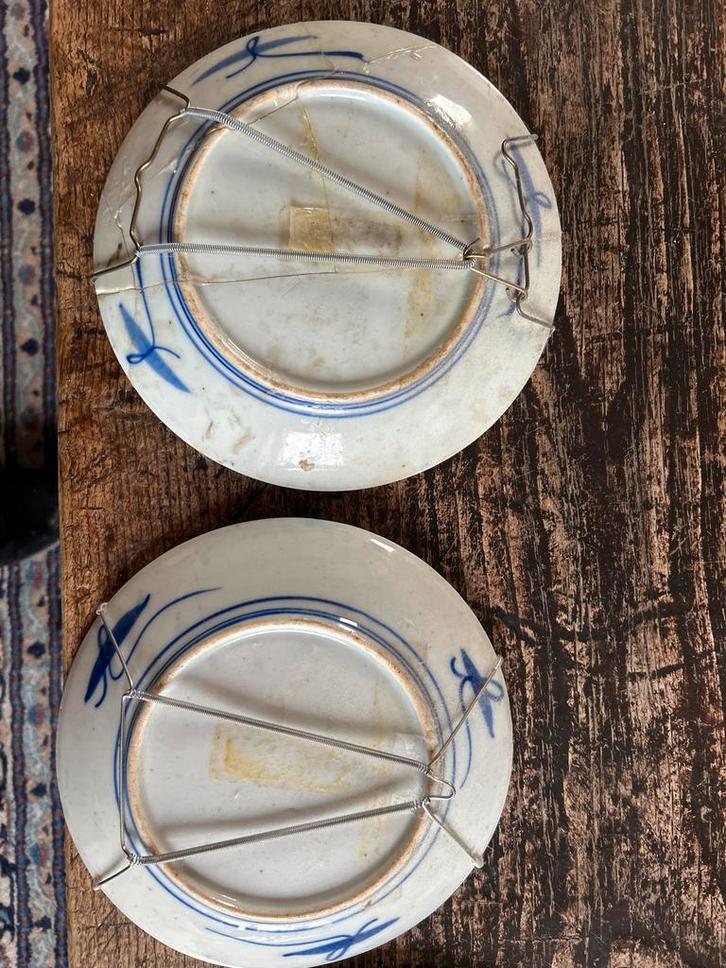 Drie Chinese wandborden, Antiek en Kunst, Antiek | Wandborden en Tegels, Ophalen of Verzenden