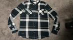 Overhemd  Once we were Warriors  maat L, Zwart, Ophalen of Verzenden, Zo goed als nieuw, Halswijdte 41/42 (L)