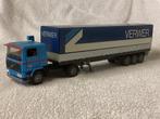 VOLVO F10 ~ F12 vrachtwagen met huiftrailer van Verwer, Hobby en Vrije tijd, Modelauto's | 1:50, Ophalen of Verzenden, Zo goed als nieuw