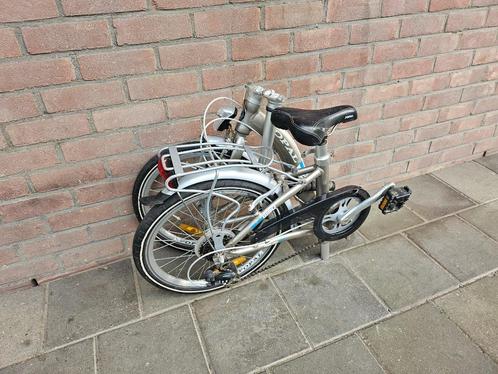 Popal vouwfietsje met 6 versnellingen €80,00, Fietsen en Brommers, Fietsen | Vouwfietsen, Zo goed als nieuw, Overige merken, 18 tot 20 inch