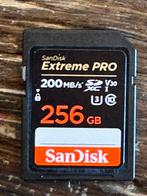 Sandisk Extreme Pro 256 GB, Audio, Tv en Foto, Fotografie | Geheugenkaarten, Verzenden, Sandisk, Zo goed als nieuw, Fotocamera