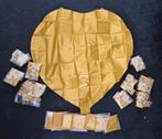 Gouden helium ballonnen foliumballon confetti jubileum jaarw, Hobby en Vrije tijd, Feestartikelen, Ophalen of Verzenden, Nieuw