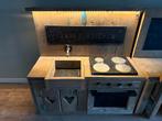 Unieke handgemaakte steigerhouten speelkeuken met accessoire, Ophalen, Zo goed als nieuw, Hout, Speelkeuken