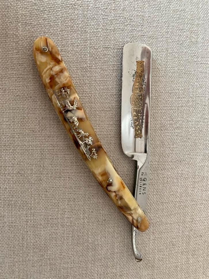 Vintage GENS Solingen Scheermes, Antiek en Kunst, Antiek | Overige Antiek, Ophalen of Verzenden