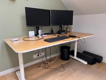 Ikea bekant in hoogte verstelbaar bureau 160 x 80 cm 