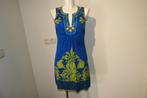 Hale Bob vorstelijk konings blauwe jurk zijde Ibiza styl S, Maat 36 (S), Verzenden, Blauw, Hale bob