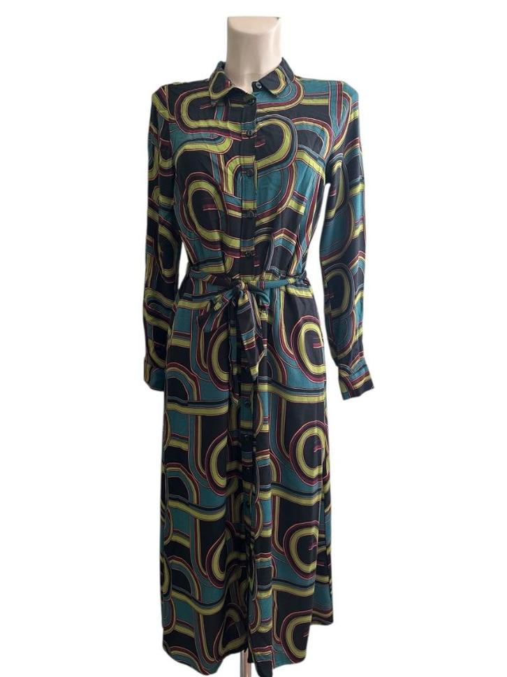 King Louie jurk NIEUW M, Kleding | Dames, Jurken, Nieuw, Maat 38/40 (M), Overige kleuren, Onder de knie, Ophalen of Verzenden