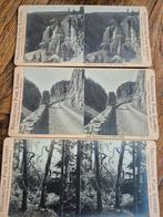 8 Stereoscopen Yellowstone Park Scenery - Oude Platen, Ophalen of Verzenden