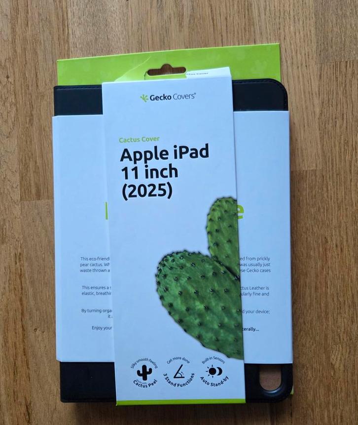 Gecko Cactus Cover iPad 11 inch (2025), Computers en Software, Apple iPads, Nieuw, Apple iPad, 11 inch, 64 GB, Ophalen of Verzenden