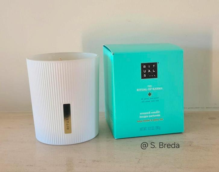 Rituals Geurkaars | Karma | 290 gram kaars MD, Huis en Inrichting, Woonaccessoires | Kandelaars en Kaarsen, Nieuw, Kaars, Overige materialen