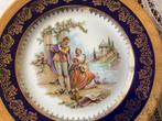 Limoges porselein bord met staander - diameter 25 cm, Antiek en Kunst, Antiek | Porselein, Ophalen of Verzenden