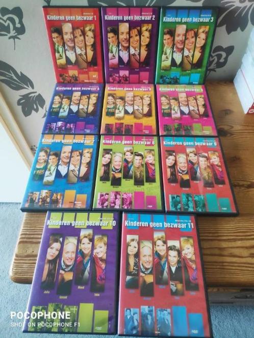 KINDEREN GEEN BEZWAAR - DE COMPLETE SERIE 1 T/M 11, Cd's en Dvd's, Dvd's | Tv en Series, Komedie, Boxset, Alle leeftijden, Ophalen of Verzenden
