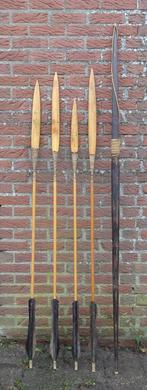 tribal art visboog met pijlen en foedraal, Antiek en Kunst, Ophalen of Verzenden