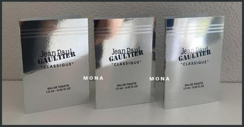 Classique 3x parfum sample proefje tester monster, Sieraden, Tassen en Uiterlijk, Uiterlijk | Parfum, Nieuw, Verzenden