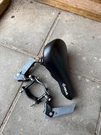 Kinderzadel + Voetsteunen voor Fietsstang, Ophalen of Verzenden, Gebruikt, Algemeen, Zadel
