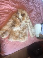Bontjas real fur maat M, Kleding | Dames, Ophalen of Verzenden, Zo goed als nieuw, Maat 38/40 (M), Beige