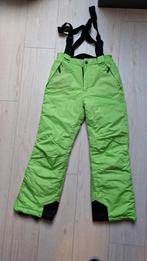 Groene ski broek met bretels - Maat 152, Ophalen of Verzenden, Gedragen, Active touch, Broek