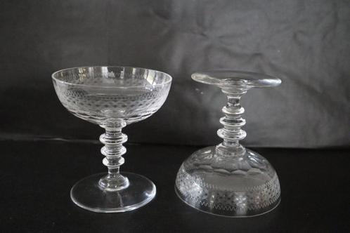 champagneglas baccarat, Antiek en Kunst, Antiek | Glas en Kristal, Verzenden