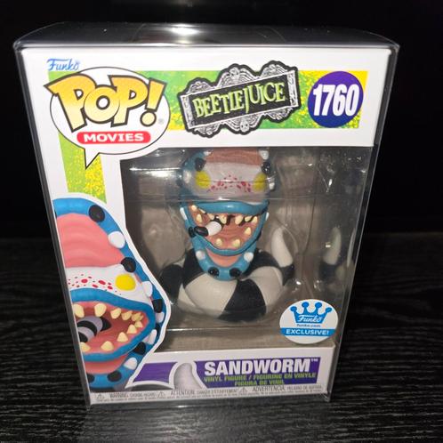 Funko Pop! 1760 Sandworm (Beetlejuice) EXCLUSIVE, Verzamelen, Poppetjes en Figuurtjes, Nieuw, Ophalen of Verzenden