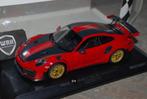 PORSCHE 911 GT2 RS red / gold wheels Minichamps 1:18 WRH, Hobby en Vrije tijd, Modelauto's | 1:18, Verzenden, Zo goed als nieuw