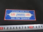 sticker ehv speciaal voor thuis ijs worst ALASKA ijsworst 1L, Ophalen, Zo goed als nieuw, Bedrijf of Vereniging